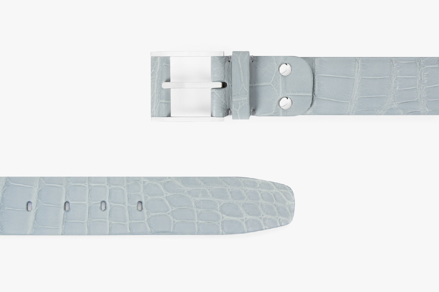 Ceinture en cuir exotique - Bleu