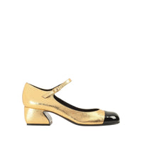 220€   Escarpins Sr Si Rossi 45 en cuir - Nero & Oro