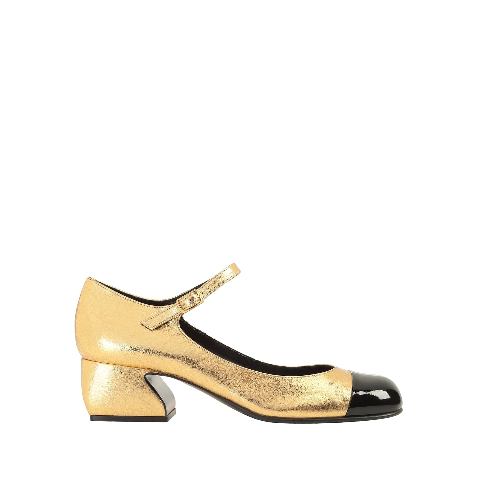 220€   Escarpins Sr Si Rossi 45 en cuir - Nero & Oro