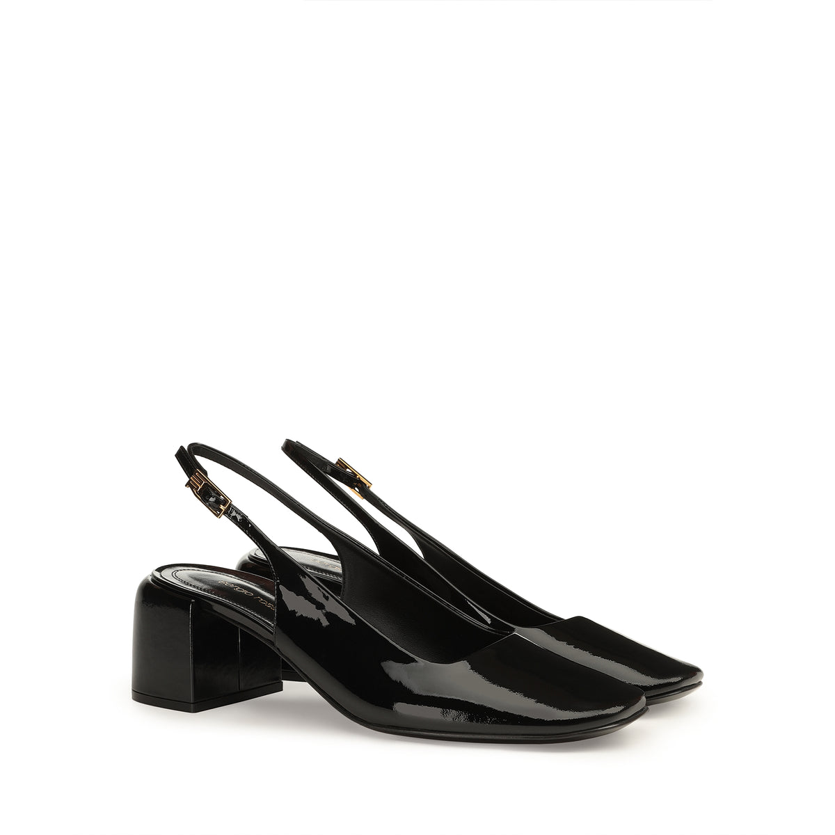 225€   Escarpins Convex 55 en cuir - Black