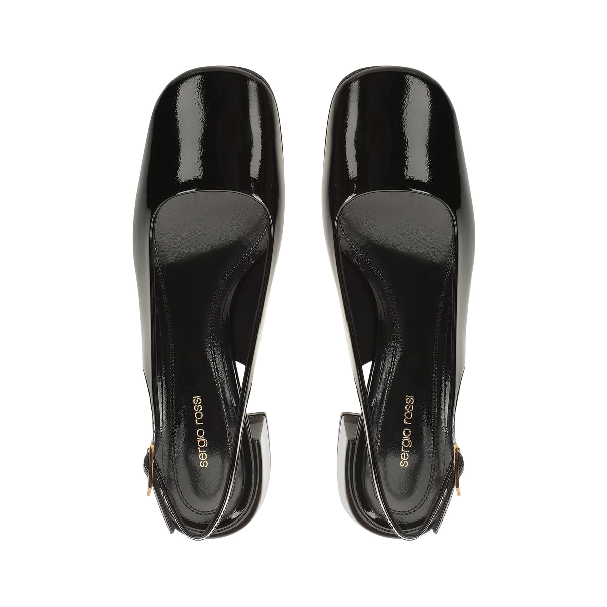 225€   Escarpins Convex 55 en cuir - Black