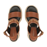 SANDALES EN CUIR DE VEAU ET DOUCES BITT