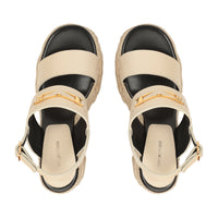 SANDALES EN CUIR DE VEAU ET DOUCES BITT