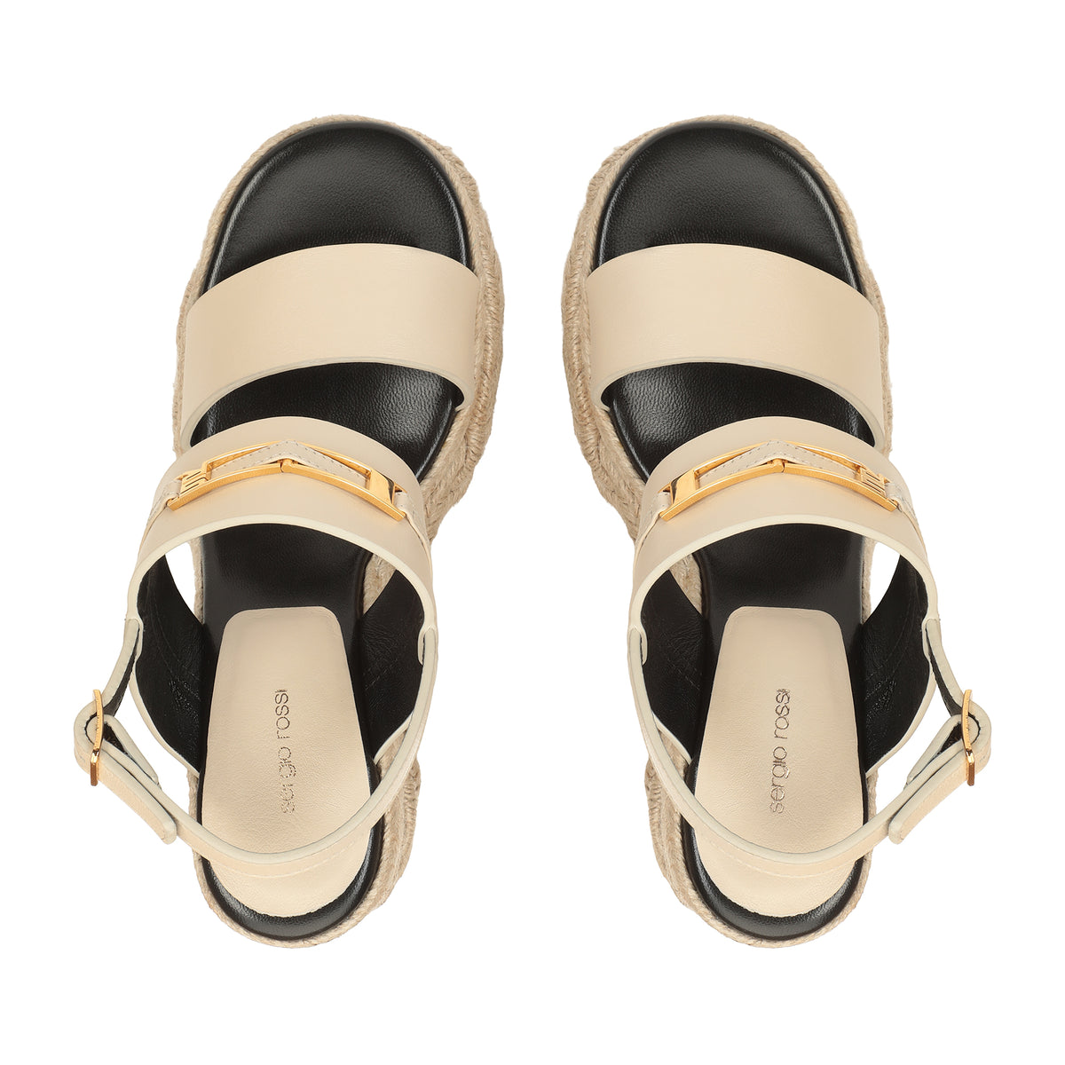 SANDALES EN CUIR DE VEAU ET DOUCES BITT