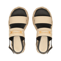 195€   Sandales Bitt en cuir - Parchment
