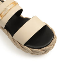 195€   Sandales Bitt en cuir - Parchment