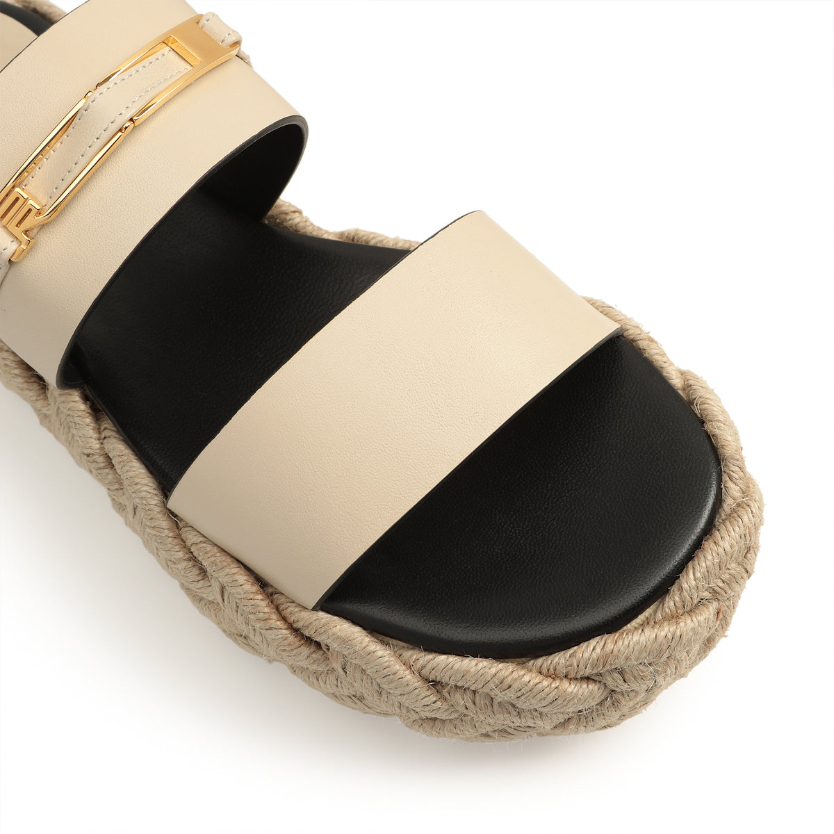 195€   Sandales Bitt en cuir - Parchment