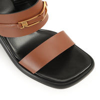 SANDALES EN CUIR DE VEAU ET DOUCES BITT
