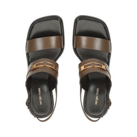 SANDALES EN CUIR DE VEAU ET DOUCES BITT