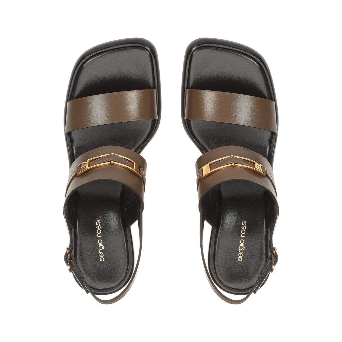 SANDALES EN CUIR DE VEAU ET DOUCES BITT