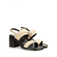 SANDALES EN CUIR DE VEAU ET DOUCES BITT
