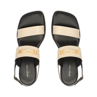 SANDALES EN CUIR DE VEAU ET DOUCES BITT