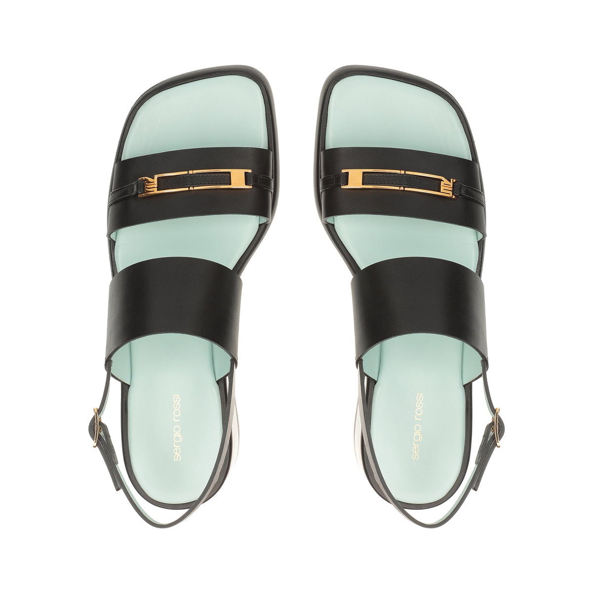 SANDALES EN CUIR DE VEAU ET DOUCES BITT