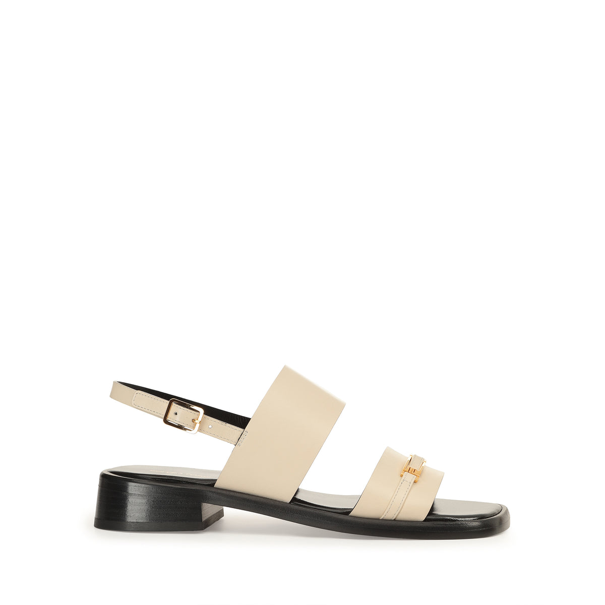 SANDALES EN CUIR DE VEAU ET DOUCES BITT
