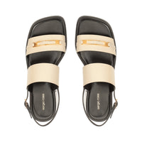SANDALES EN CUIR DE VEAU ET DOUCES BITT