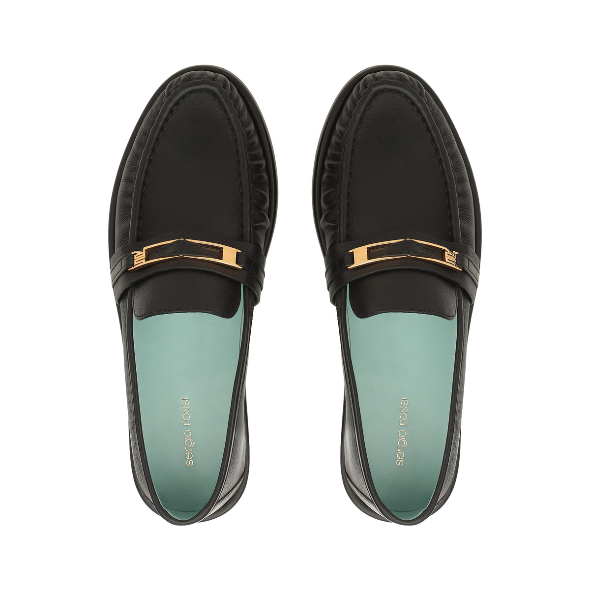 CHAUSSURES EN CUIR DE VEAU BITT BABY GRAIN
