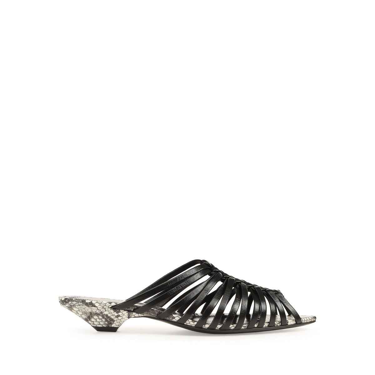 SABOT WOVENIA KIDSKIN AVEC UNE FAUSSE PEAU DE SERPENT