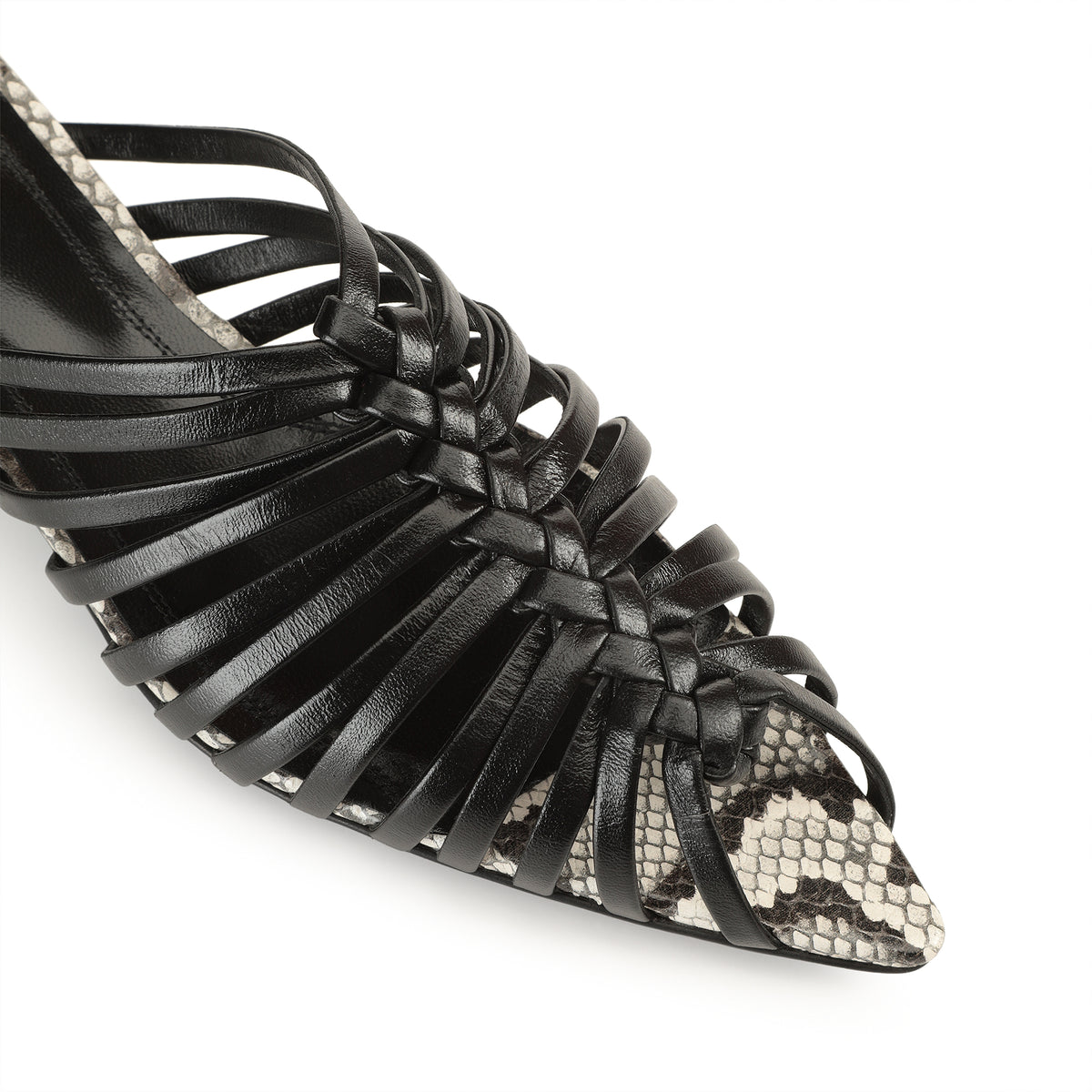 SABOT WOVENIA KIDSKIN AVEC UNE FAUSSE PEAU DE SERPENT