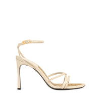 SANDALES DOUCES À TRESSES EN CUIR DE VÊTEMENT + PALME
