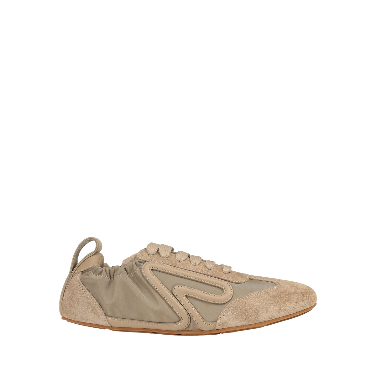 SNEAKERS SR RUSH A POURSUIVI CALF+NYLON+SOFT CALFSKI