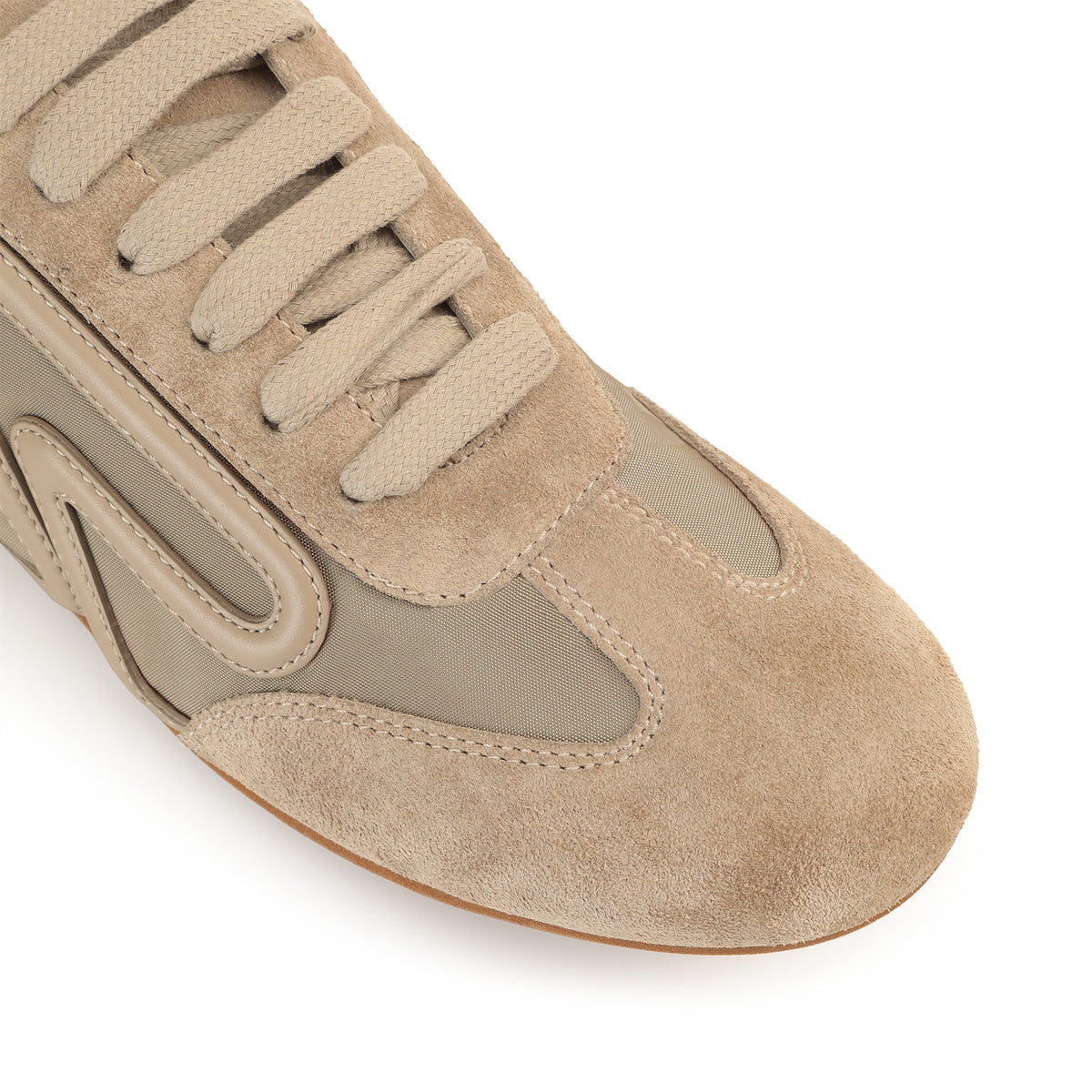 SNEAKERS SR RUSH A POURSUIVI CALF+NYLON+SOFT CALFSKI