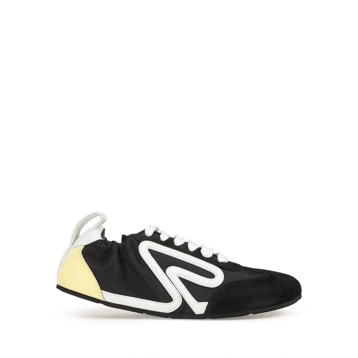 SNEAKERS SR RUSH POURSUIVI EN JUSTICE VEAU BICOLORE + NYLON+SOF
