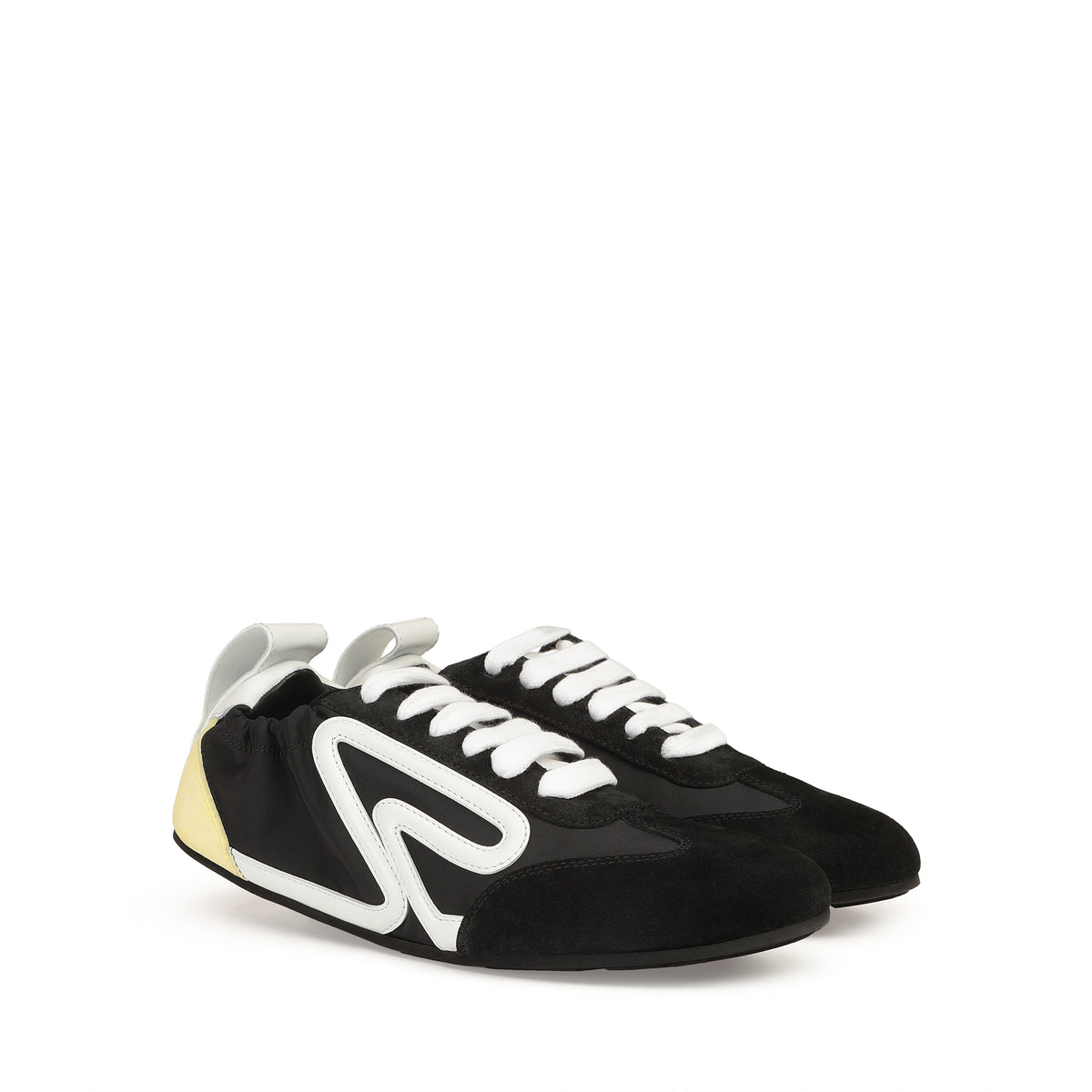 SNEAKERS SR RUSH POURSUIVI EN JUSTICE VEAU BICOLORE + NYLON+SOF