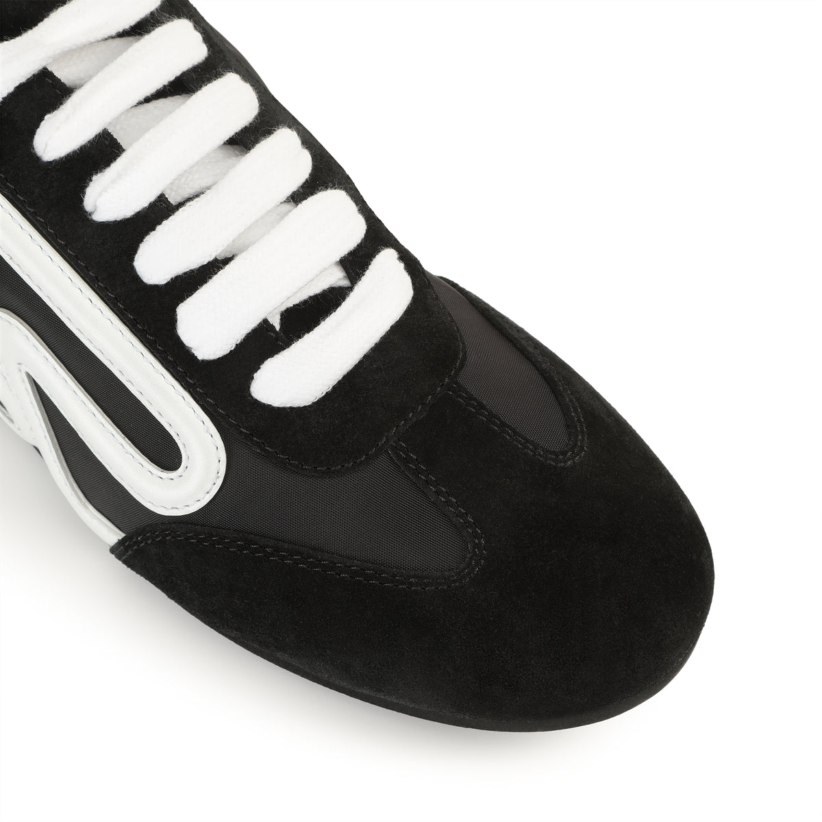 SNEAKERS SR RUSH POURSUIVI EN JUSTICE VEAU BICOLORE + NYLON+SOF