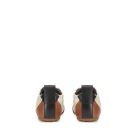 SR RUSH TENDRE EN CUIR DE VEAU TRICOLORE + BASKETS TOILE