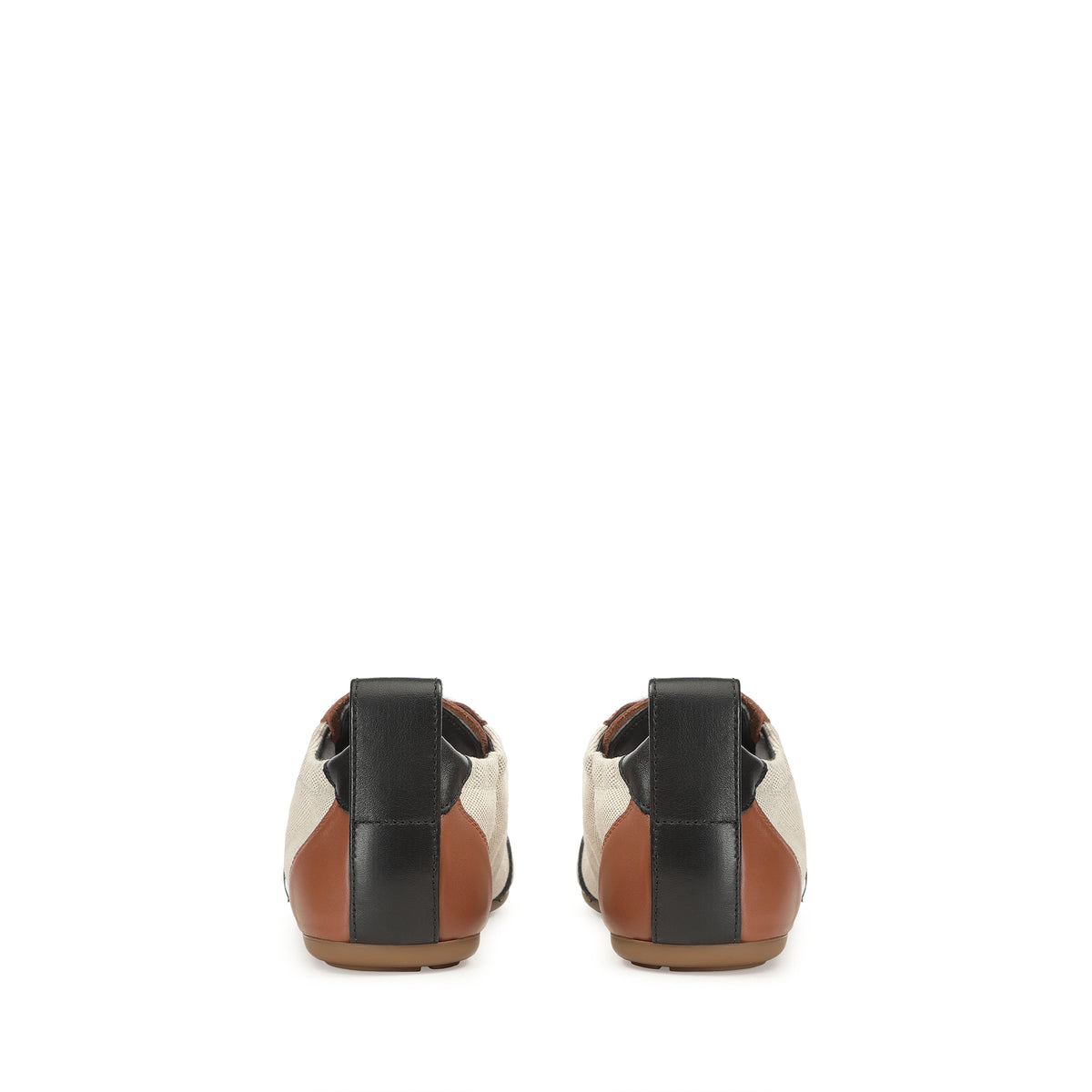 SR RUSH TENDRE EN CUIR DE VEAU TRICOLORE + BASKETS TOILE