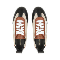 SR RUSH TENDRE EN CUIR DE VEAU TRICOLORE + BASKETS TOILE