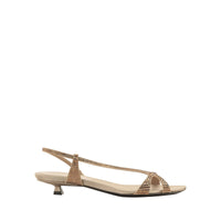 Sandales serpentines en DAIMER + STRASS