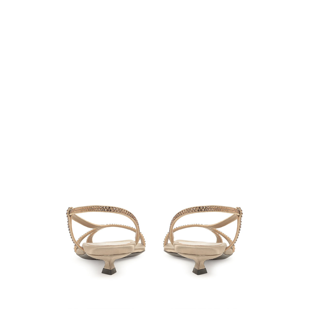 Sandales serpentines en DAIMER + STRASS