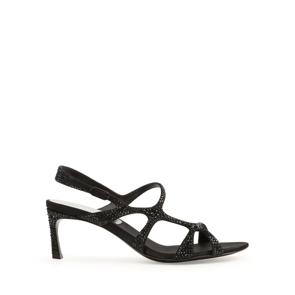 Sandales serpentines en DAIMER + STRASS
