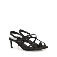 Sandales serpentines en DAIMER + STRASS