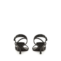 Sandales serpentines en DAIMER + STRASS