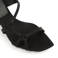 Sandales serpentines en DAIMER + STRASS