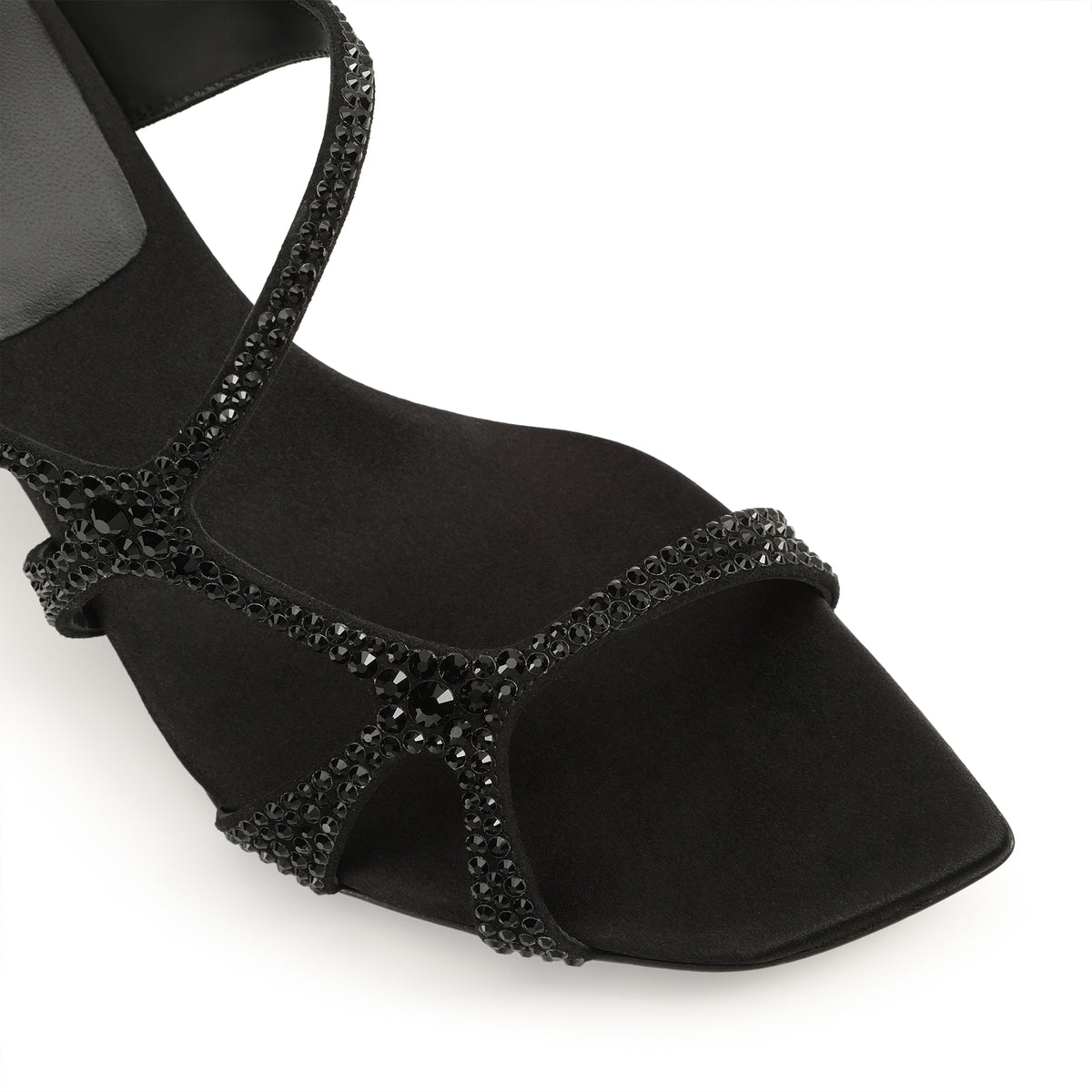 Sandales serpentines en DAIMER + STRASS