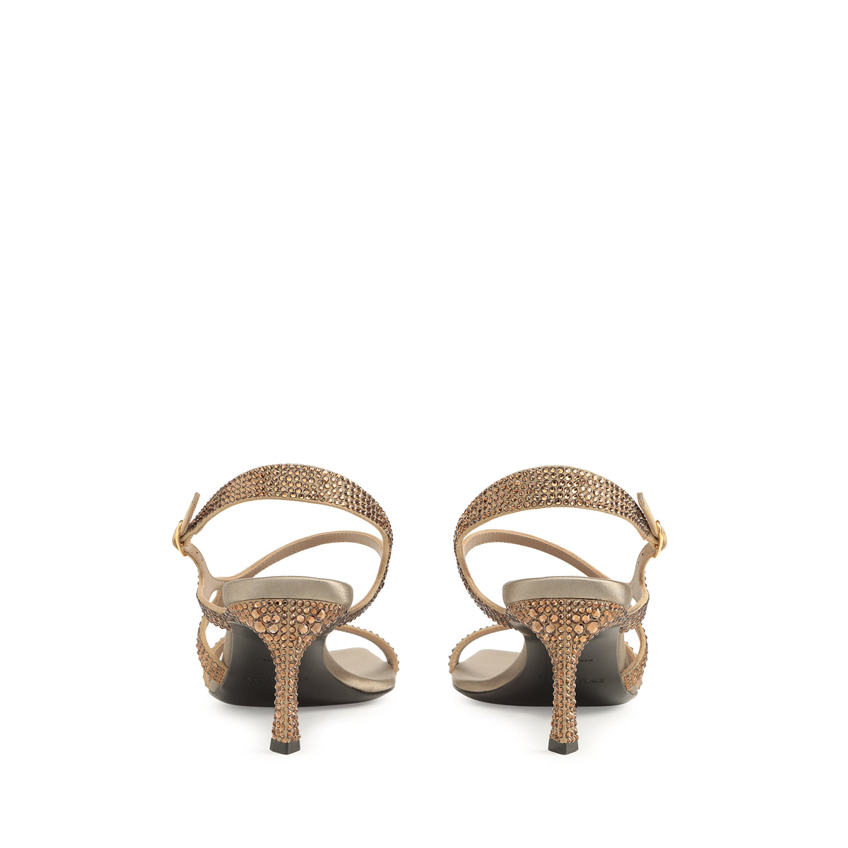 Sandales serpentines en DAIMER + STRASS