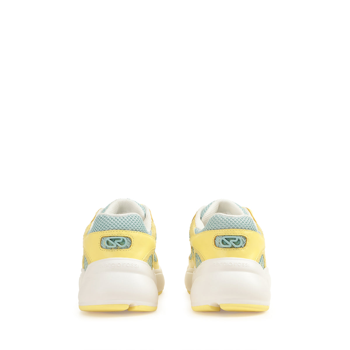 SNEAKERS SURGE SPORT A POURSUIVI MOLLET EN GRILLE BLANC
