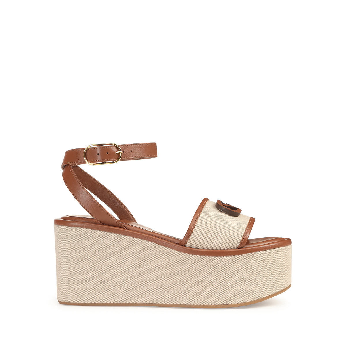 TOILE SURGE + SANDALES EN CUIR DE VEAU SOUPLES