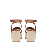 TOILE SURGE + SANDALES EN CUIR DE VEAU SOUPLES
