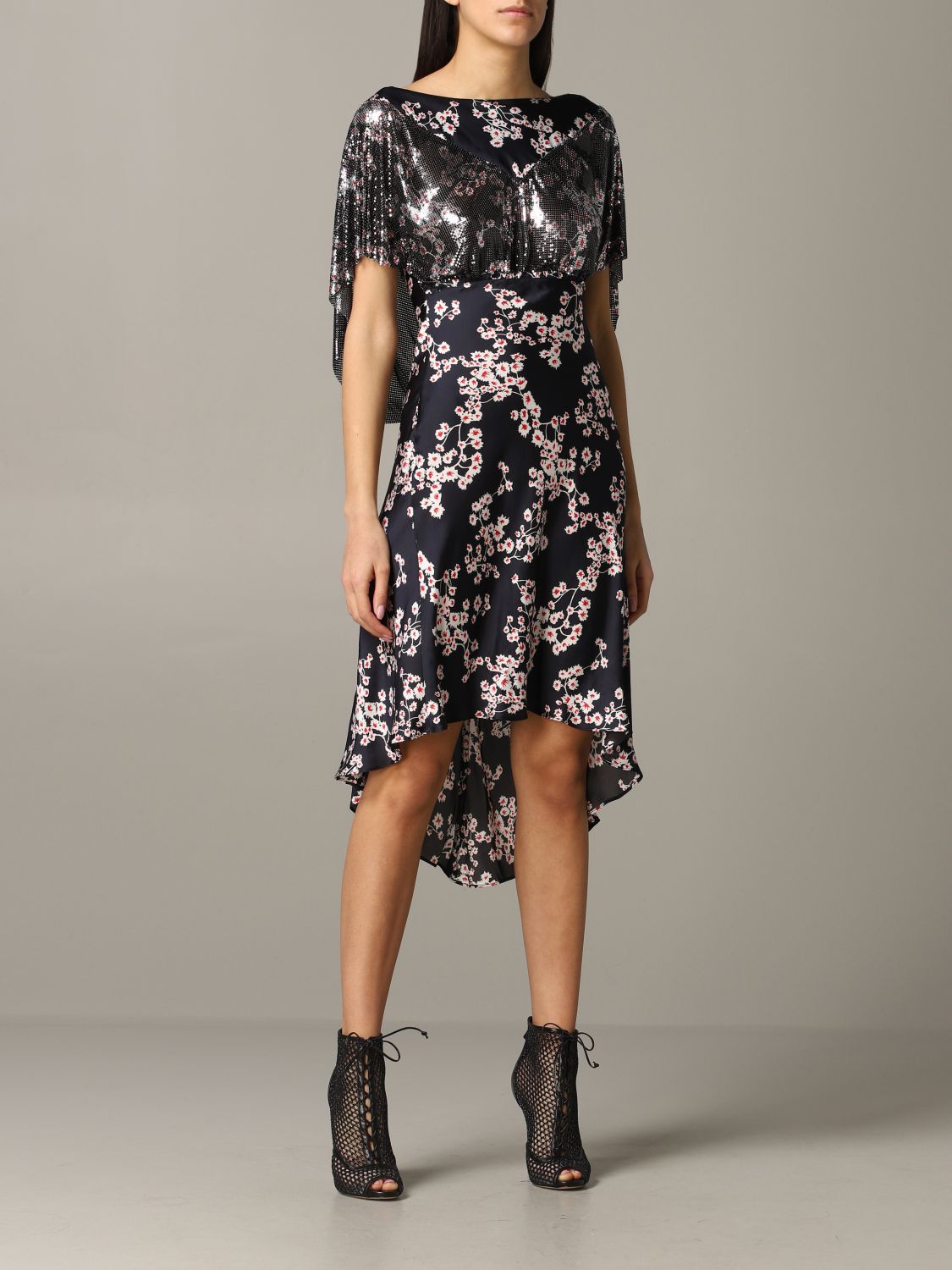 Robe pailletée à imprimé - Black Sakura