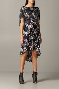 Robe pailletée à imprimé - Black Sakura
