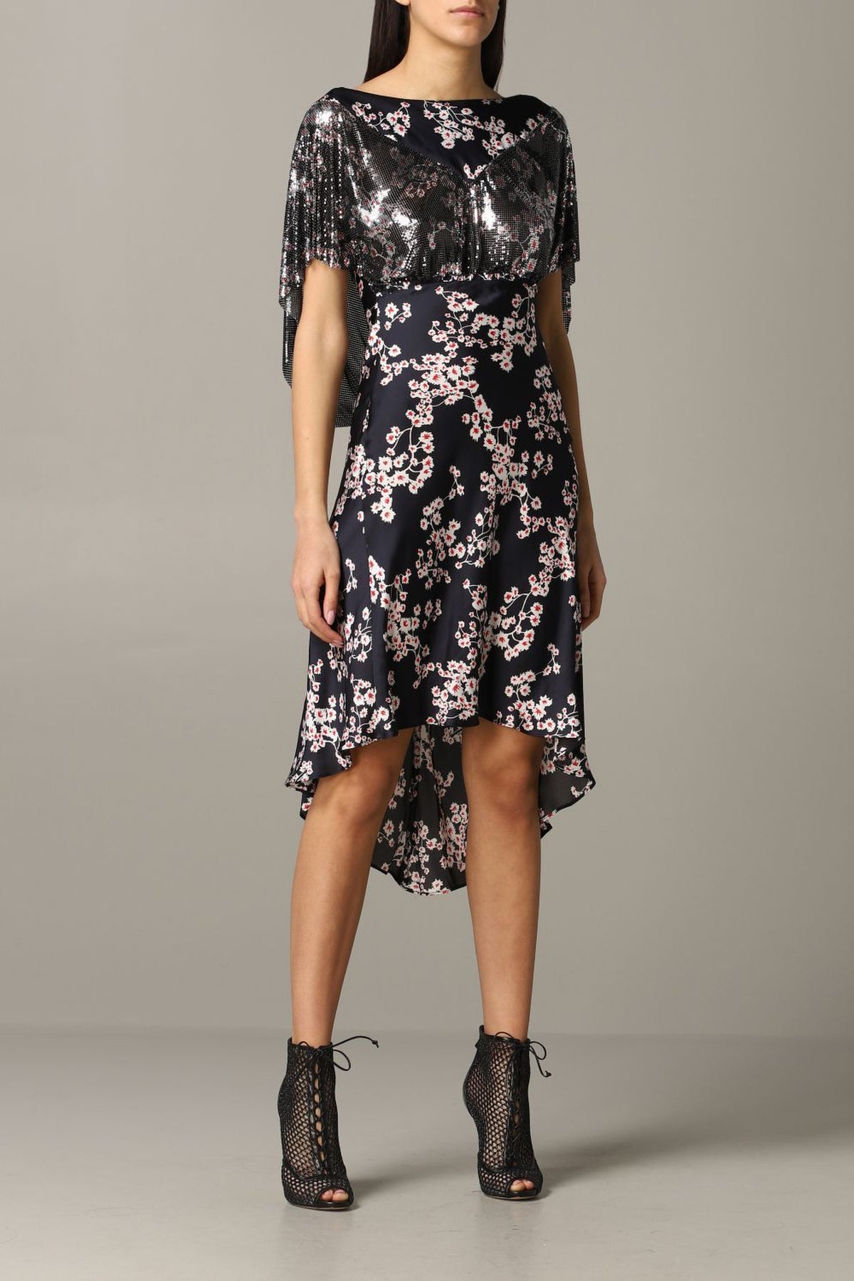 Robe pailletée à imprimé - Black Sakura