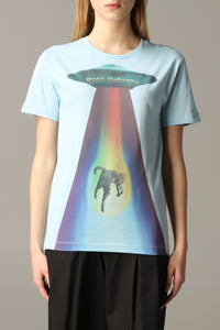 T-shirt à imprimé ovni - Blue Multicolore