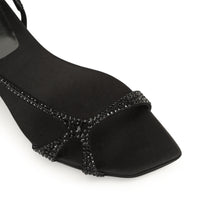 Sandales serpentines en DAIMER + STRASS