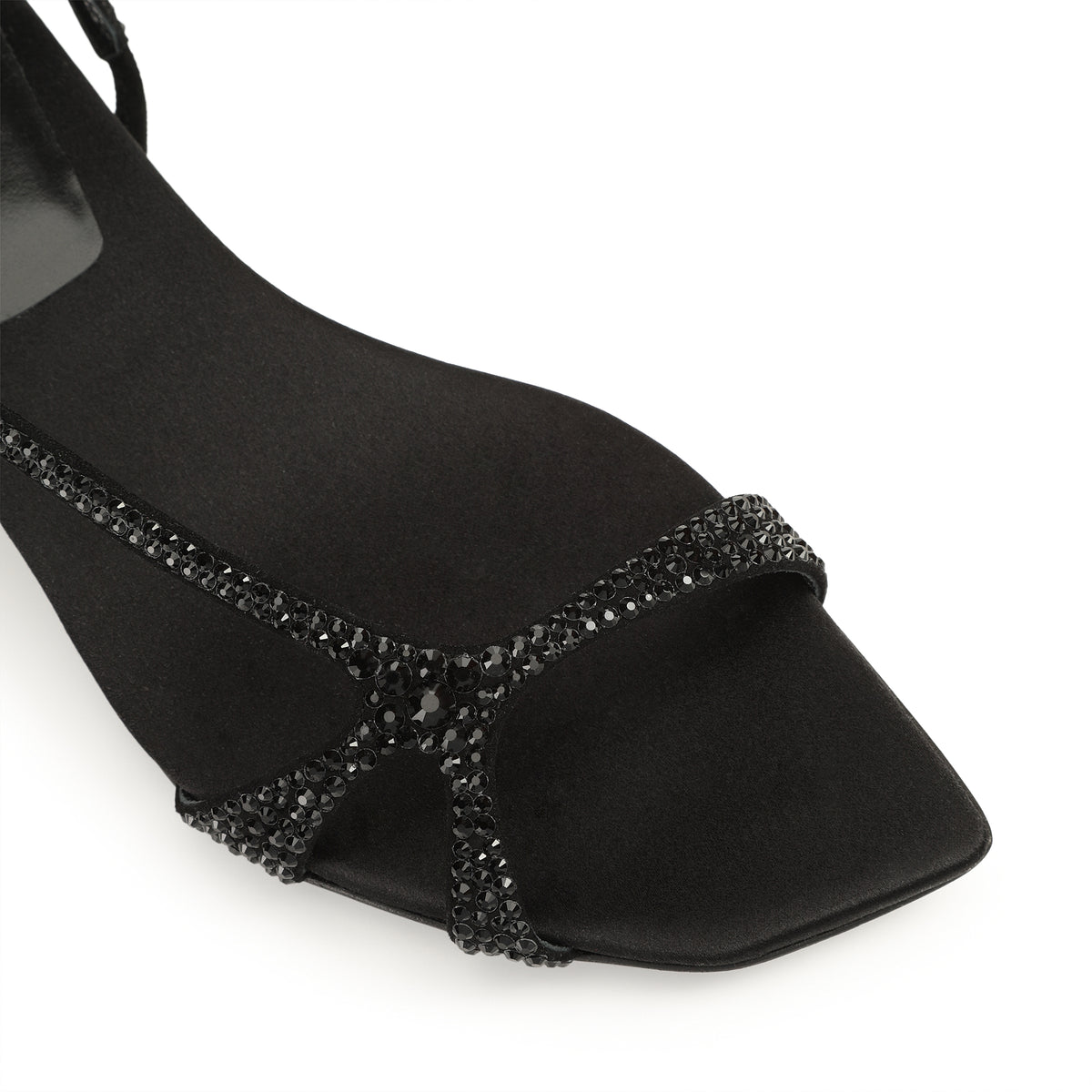 Sandales serpentines en DAIMER + STRASS