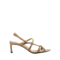 Sandales serpentines en DAIMER + STRASS