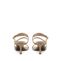 Sandales serpentines en DAIMER + STRASS